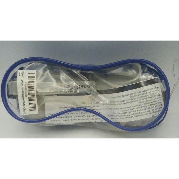 Ispeed Sphere Navigator Pro Swimming Goggle White New in Carrying Case - Picture 7 of 10